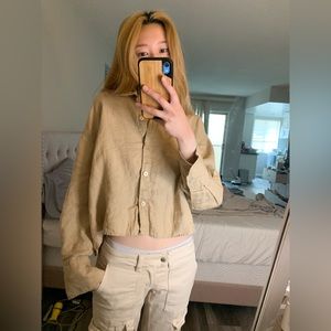 Zara oversized button down